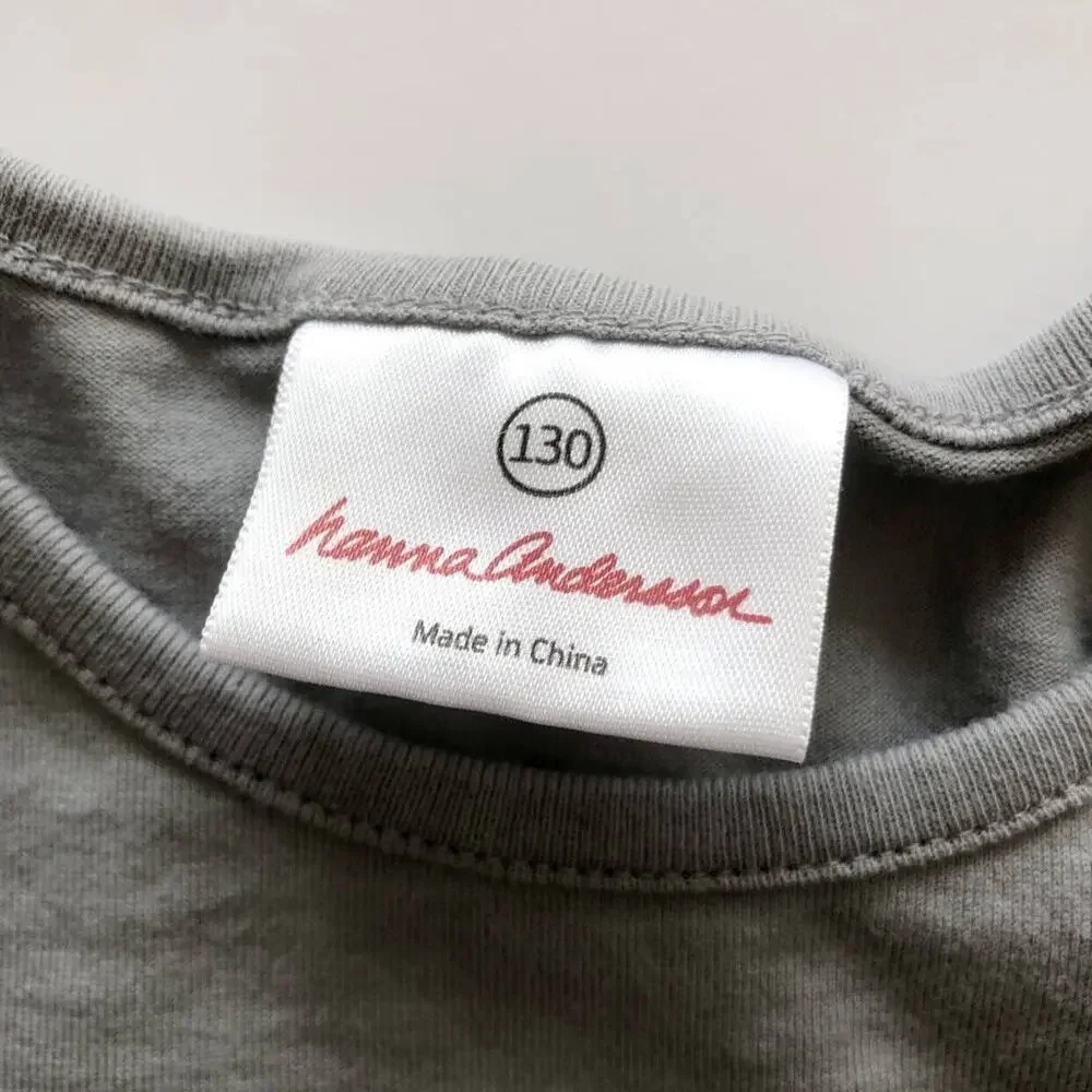 Hanna Andersson Grey Pocket Shift Dress